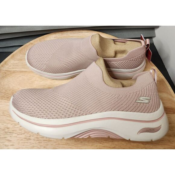 Skechers Go Walk Arch Fit 2.0 Paityn – Women’s 9.5 Mauve Slip-On Shoe NWT - Picture 3 of 11
